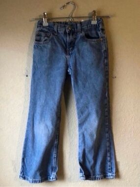 Arizona Jeans Y2K Straight Leg Denim Blue Jeans Casual Kids Girls 6 Regular